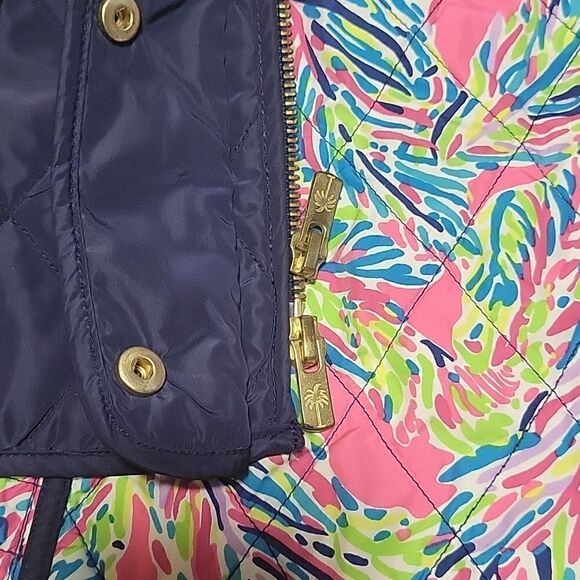 Lilly Pulitzer Quilted Vest - Palm Reader Blake - Picture 15 of 16